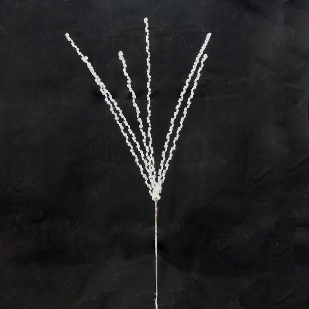 24.5" SEQUINS SPRAY X6 24 CRYSTAL