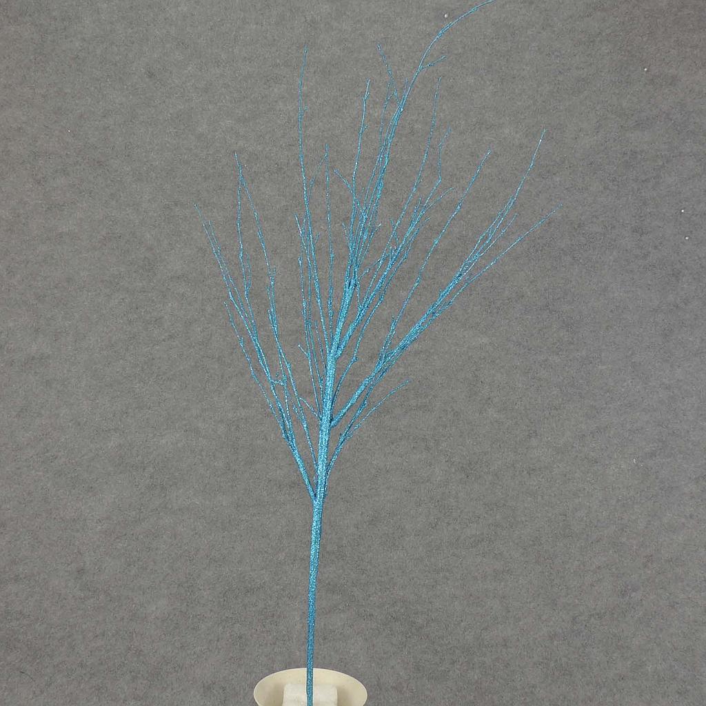 [XE4088-AQU] 29" TWIG GLITTER AQUA
