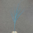 29" TWIG GLITTER AQUA