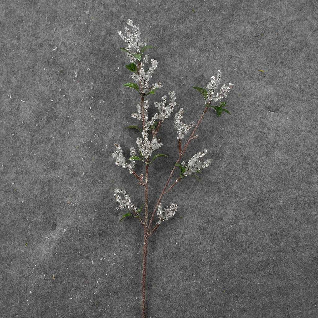 24" ICE/TWIG SPRAY X2 SILVER