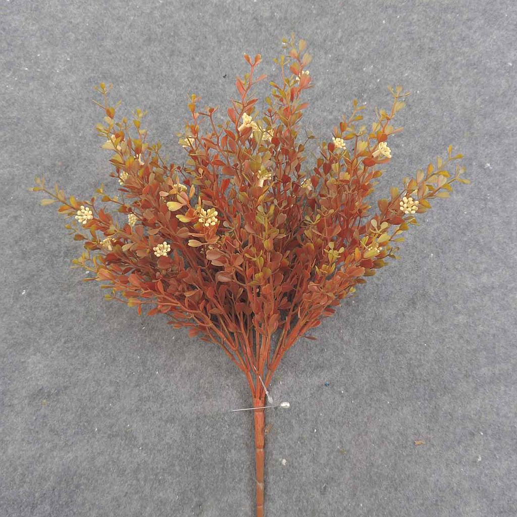 [SBF9013-AUT] 15" MINI BOXWOOD BUSH X7 (O.D.) AUTUMN MIX