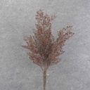 FERN LEAF BUSH X5 20.5" PLASTIC BURGUNDY
