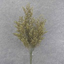 20.5" FERN LEAF BUSH X5 PLASTIC GREEN