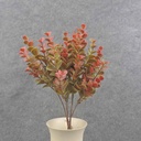 12" EUCALYPTUS BUSH X6 RED/GREEN