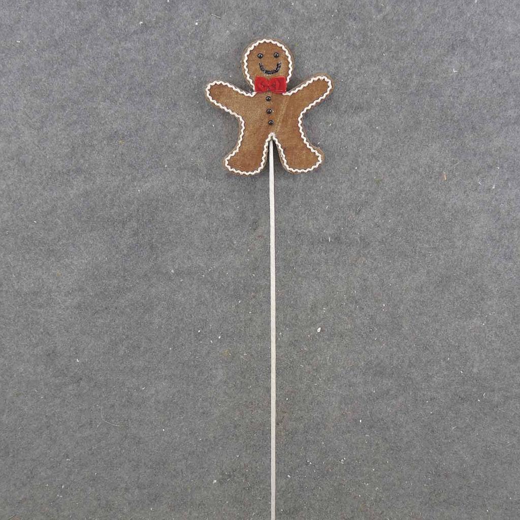 [XA9016] 20" GINGERBREAD MAN PICK