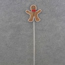 GINGERBREAD MAN PICK 20"
