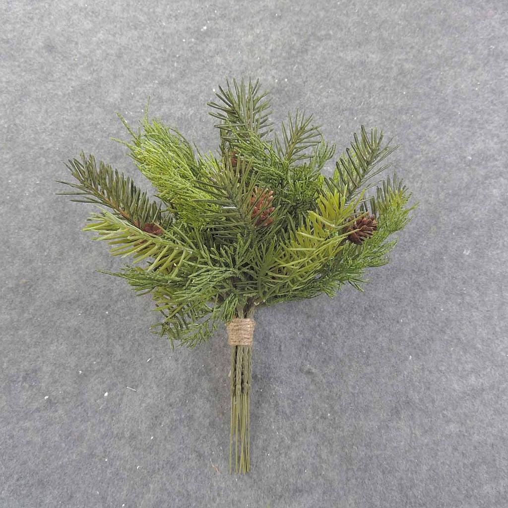 [XB9000] 12" PINE/JUNIPER BUNDLE W/CONES
