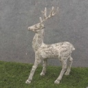 REINDEER STANDING 13" ART.BARK