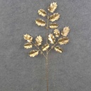 26" HOLLY SPRAY X3 METALLIC GOLD