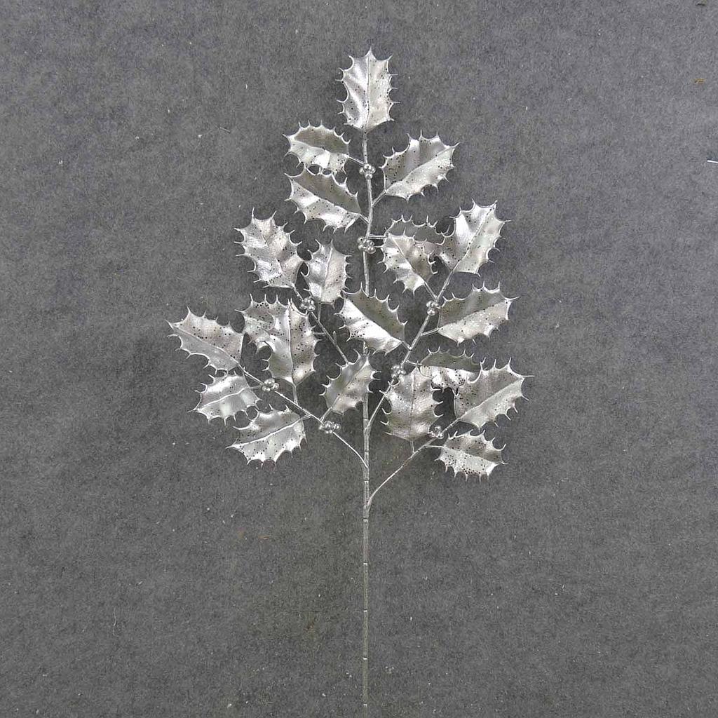 HOLLY SPRAY X5 26" METALLIC SILVER