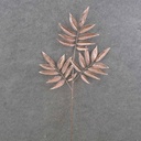 26" BAY LEAF SPRAY X3 METALLIC ROSE GOLD