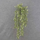 HANGING TEA LEAF VINE 30" X6 GREEN/CREAM