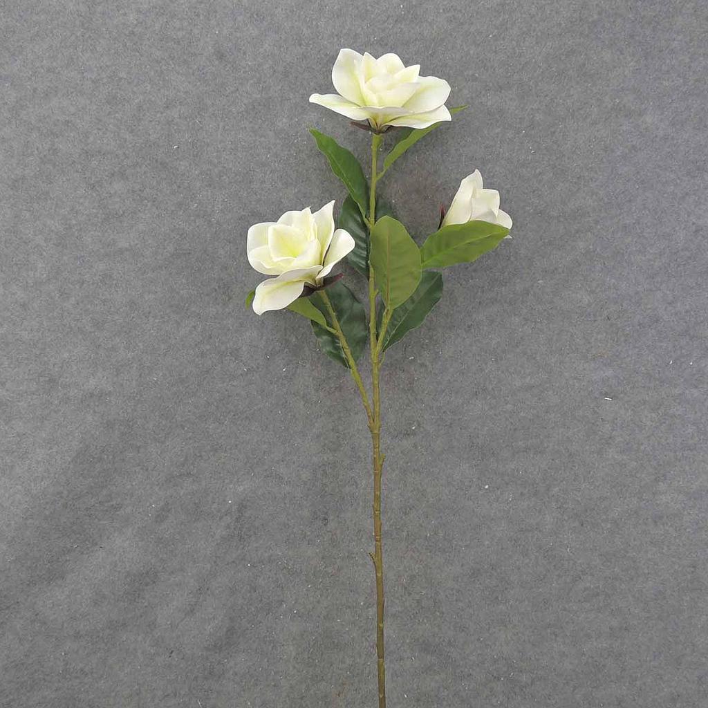 38" MAGNOLIA BLOOM SPRAY X3 CREAM/WHITE