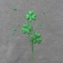 SHAMROCK GLITTER SPRAY X3  16.5"