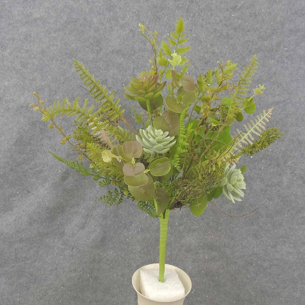 20" FERN/SUCCULENT/FOLIAGE BUSH