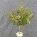 20" FERN/SUCCULENT/FOLIAGE BUSH