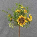 21" SUNFLOWER/QUEEN ANN' S LACE BUSH YELLOW