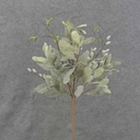 MIXED LEAF &amp; PUSSY WILLOW BUSH 21&quot;