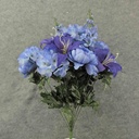 24&quot; PEONY/LILY/HYDRANGEA/DELPHINIUM BUSH X18  BLUE/PURPLE
