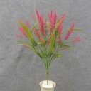21" HEATHER/GRASS BUSH X10 PINK