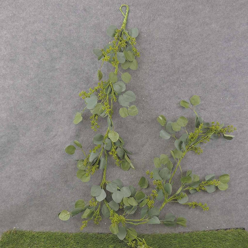 SEEDED EUCALYPTUS GARLAND 62"