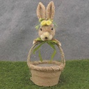 BUNNY BASKET (5.25&quot; OPENING) 14&quot;OAL W/LINER
