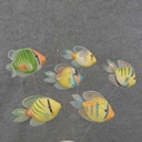 TROPICAL FISH 4.5"x3" ON 10" PICK 6-ASST