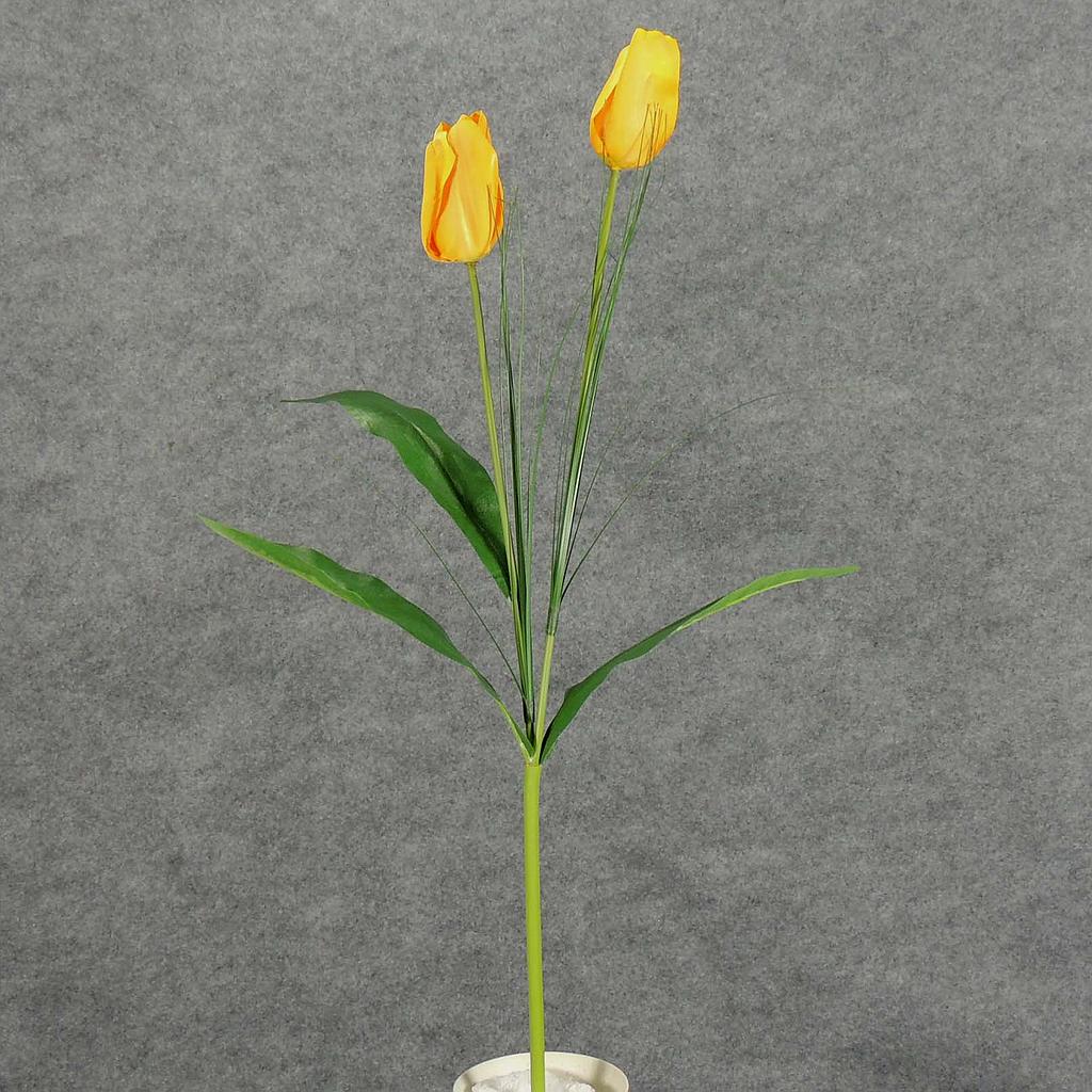 30" TULIP/ONION GRASS SPRAY X2 YELLOW
