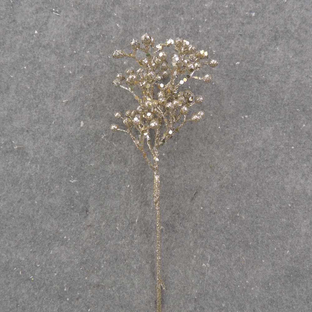 CHAMPAGNE GLITTER BERRY PICKS