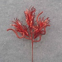 14" RED TINSEL & SEQUIN PICK