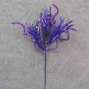 14" PURPLE TINSEL & SEQUIN PICK
