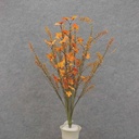 25" ORANGE HEATHER & MAPLE LEAF BUSH X12