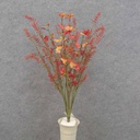 25" RED HEATHER & MAPLE LEAF BUSH X12
