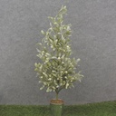 30" FROSTED MISTLETOE TREE WITH BERRIES