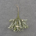 12" FROSTED MISTLETOE PICK