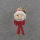 23&quot; SNOWMAN PICK WITH POINTED HAT