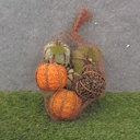 5.5" PUMPKINS ASSORTED COLORS (6/BAG)