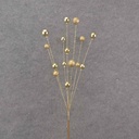 24" GOLD ORNAMENT & GLITTER BALL SPRAY X7