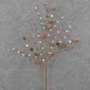 31" PINECONE & PIPBERRY SPRAY CREAM/RED