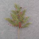 30&quot; MIXED PINE SPRAY W/ CONES &amp; BERRIES