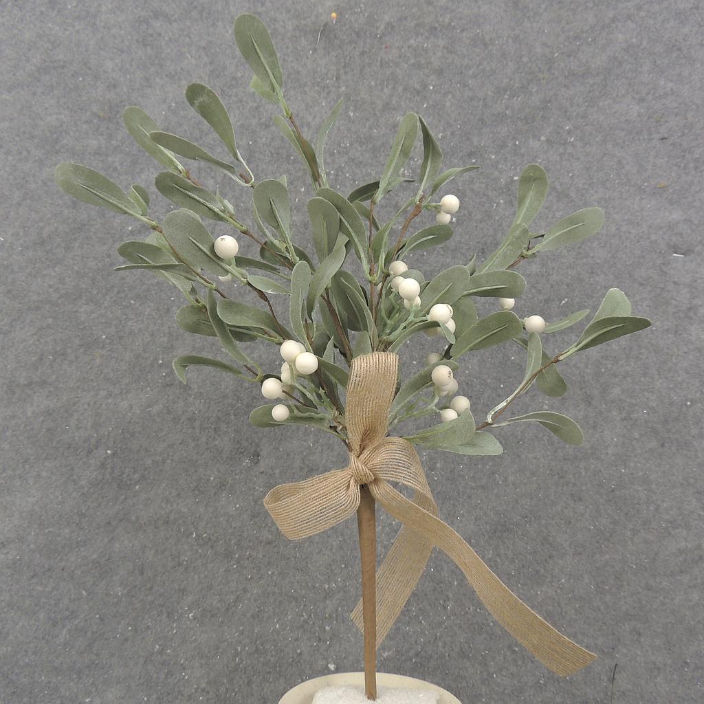 17" MISTLETOE SPRAY W/BOW