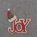 5.5" "JOY" HANGING SIGN