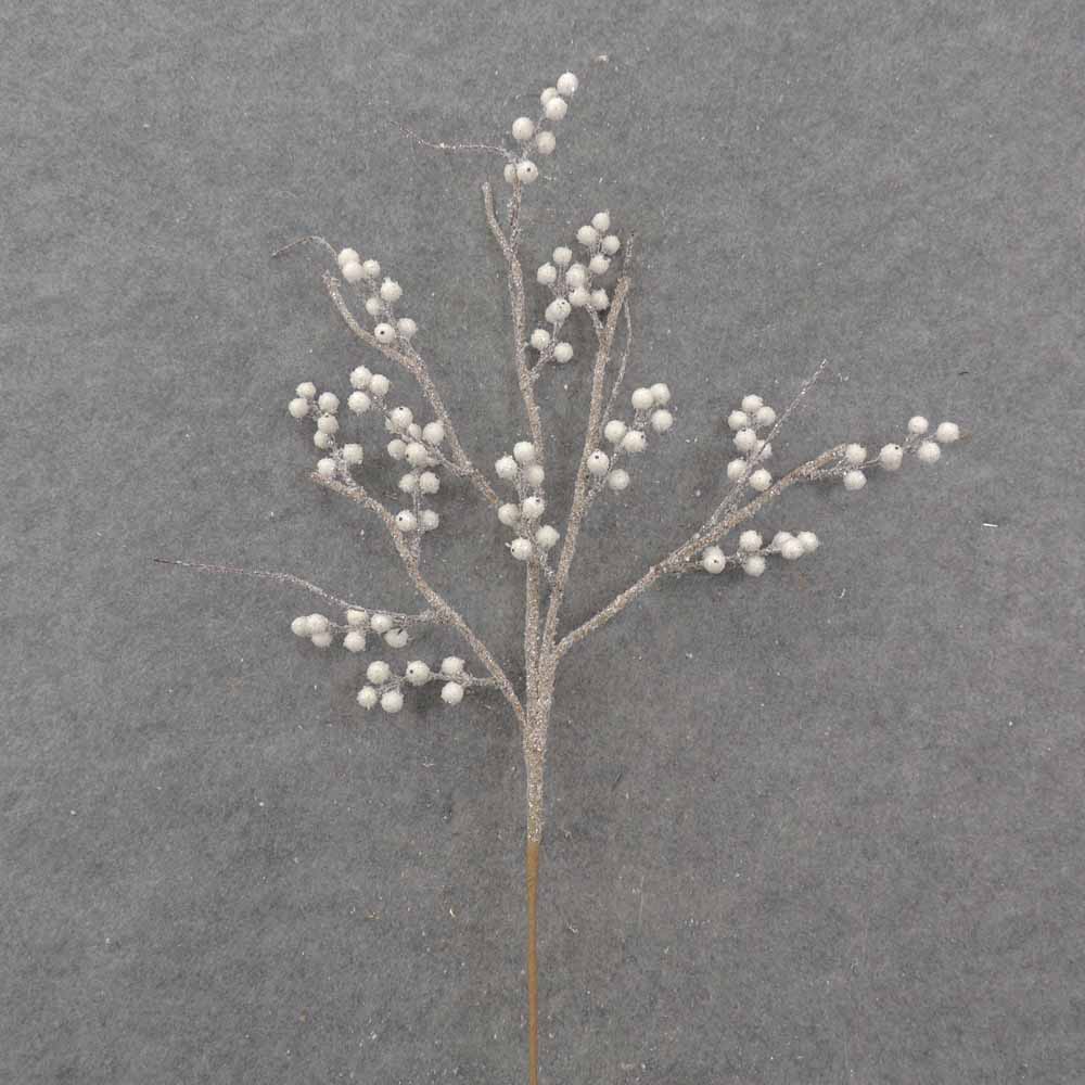 34&quot; WHITE BERRY SPRAY