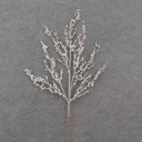 29" WHITE BERRY TWIG SPRAY W/GLITTER
