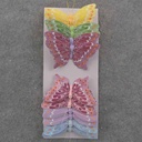 4.5" PASTEL BUTTERFLY W/WIRE 6-ASST