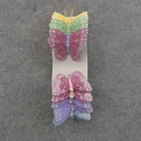 2.5" PASTEL BUTTERFLY W/WIRE 6-ASST