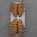 4.75" YELLOW MONARCH BUTTERFLY W/WIRE