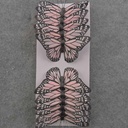 4.75" PINK MONARCH BUTTERFLY W/WIRE