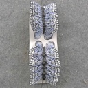 2.5" LIGHT BLUE MONARCH BUTTERFLY W/WIRE