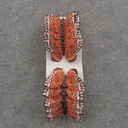 2.5" ORANGE MONARCH BUTTERFLY W/WIRE